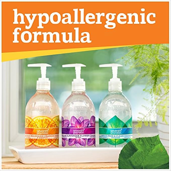 Seventh Generation HAND WASH, LAVENDER FLOWER & MINT, 12OZ - Image 2